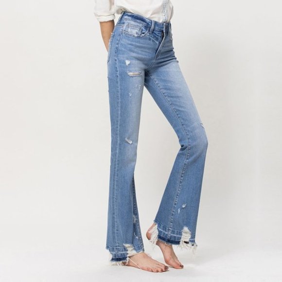*NEW* Vervet by Flying Monkey High-Rise Flare Jeans - Picture 5 of 10